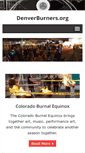 Mobile Screenshot of denverburners.org